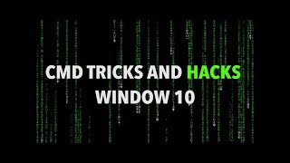 Best Command Prompt [CMD] Tricks and Usage You Should Know Part -1 [Windows Hack]wh#9