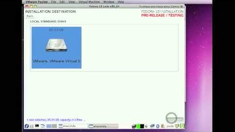 Linux Fedora 18 Lxde Installation Steps on VMware-Fusion 5