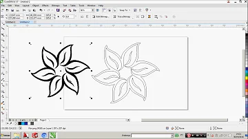Como desenhar por cima de uma imagem Corel?