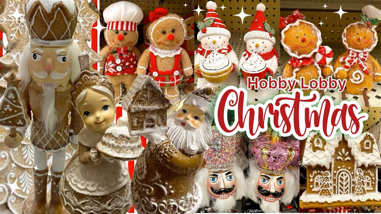 🎄 Hobby Lobby Christmas 2025 | NEW Pastel & Gingerbread Holiday Decor Finds! 🍬✨ 
