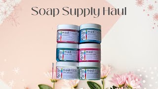 Soap Supply Haul | Mad Micas | Wholesale Supplies Plus | Winston and Walter