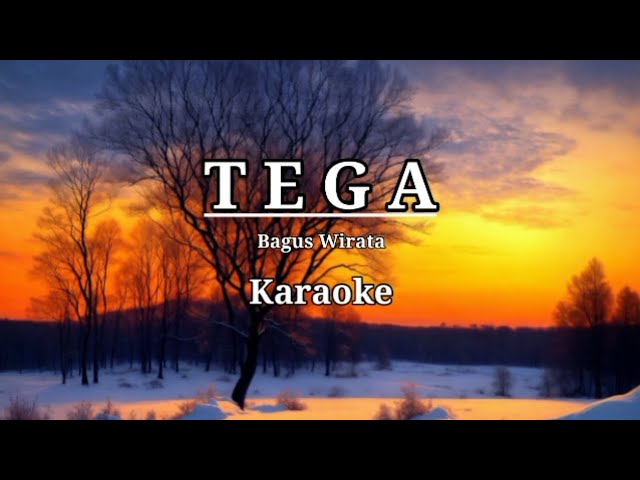 Bagus Wirata - Tega ( Karaoke ) class=