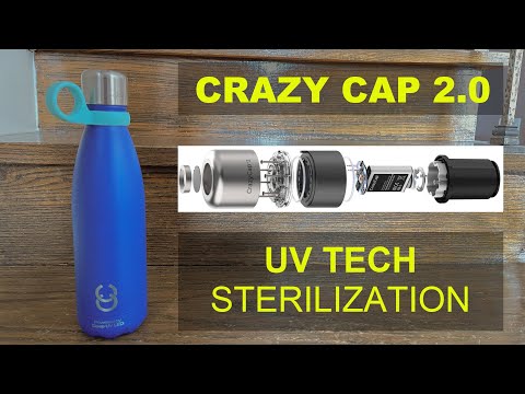 Crazy Cap 2 UV LED Water Bottle 2021 | 1 Month Review