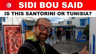 Is this Greece or Africa? Exploring SIDI BOU SAID, a beautiful town in TUNISIA سيدي بو سعيد