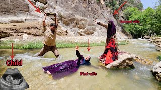 Pregnant Nusibeh's ugly plots against Vahid and his second wife by the river