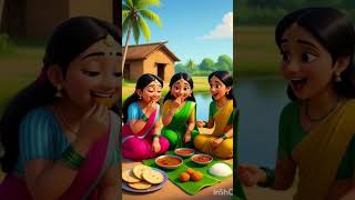 talab kinari# ak chuta sa gauo ma# 3bahu rahte the #story viral video #cartoon