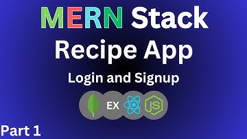 Master MERN Stack with Food Recipe App | Recipe App Login and Registration using React + Node Part 1