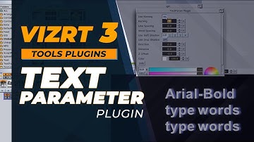 Vizrt 3 Text Parameters Plugin tutorial