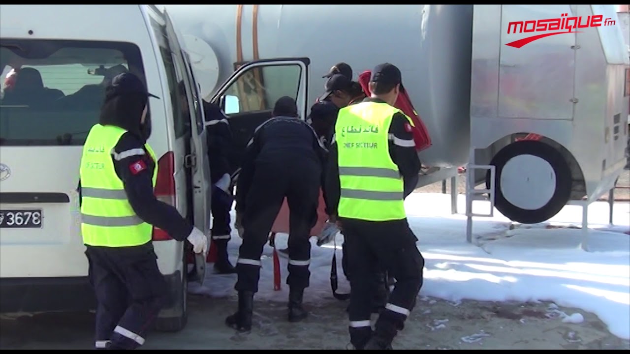 عملية بيضاء للحماية المدنية: حافلة مسافرين تصطدم بصهريج وقود