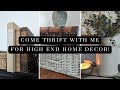 Come thrift with me  goodwill thrift shopping home decor haul  huge thrift trip