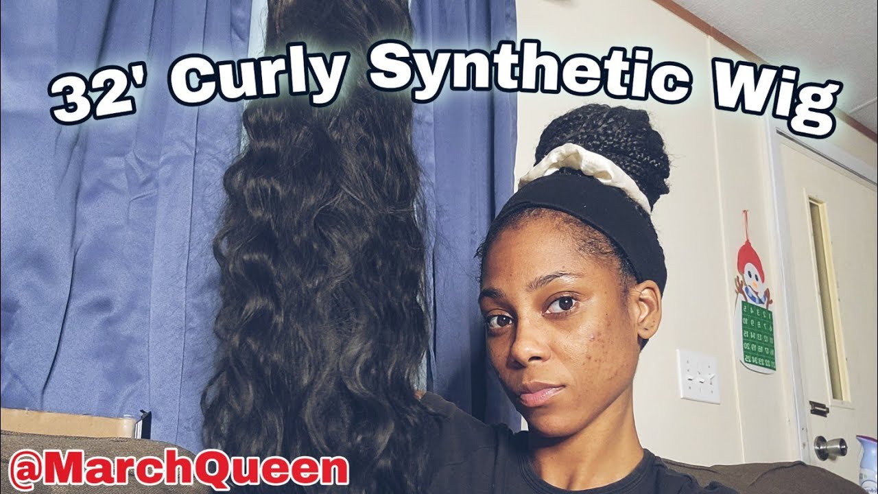 32" Long Curly Synthetic Wigs | MarchQueen