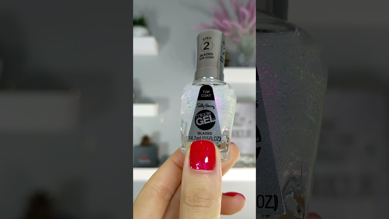 SALLY HANSEN GLAZED TOP COAT | Perfect Nails at Home 