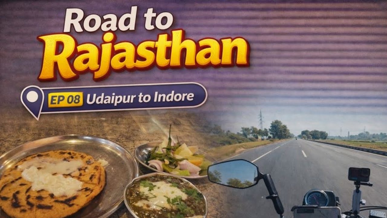 Road to Rajasthan Solo Series | EP 08 | Udaipur to Indore, Madhya Pradesh | Honda H'ness CB350