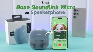 Receive or Reject Calls on Bose Soundlink Micro! [How to Use as SpeakerPhone]