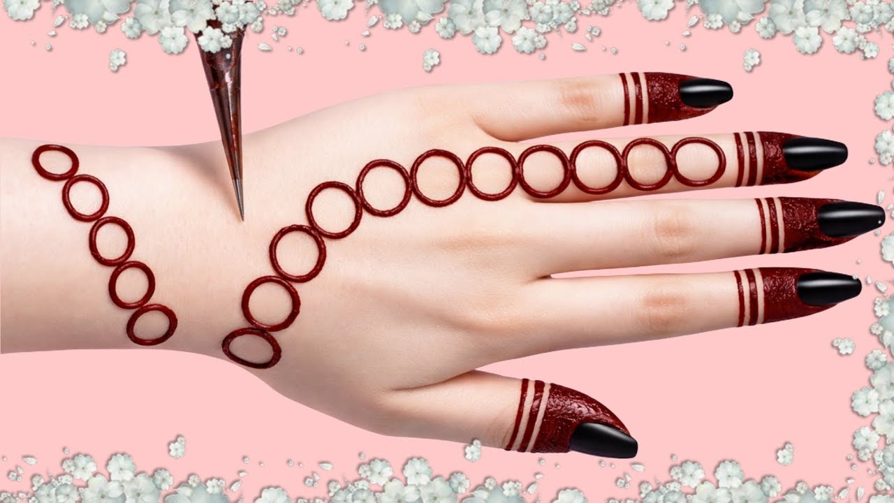 Simple Trick Mehndi Design / Back Hand Mehndi Design / Mehandi ki Design / Viral Video / 