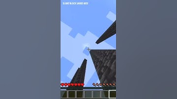 Which Block can Save Me ❤️ #minecraft #tiktok #shorts
