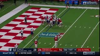 Josh Hokit Touchdown against Utah State