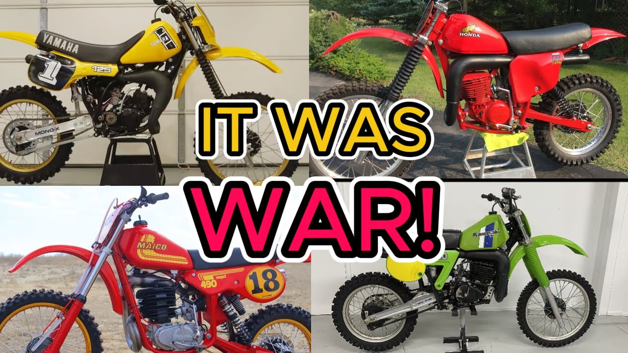 The 1978-1985 Motocross Explosion!- When The Japanese motocross bikes dominated 