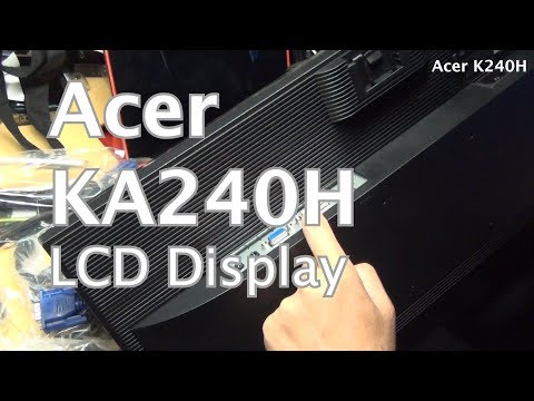 Acer KA240H Full HD Monitor レビュー 実売1.2万円くらい