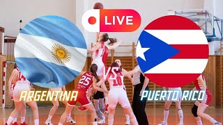 🔴 En vivo 🔴  Argentina vs PR 🏀 Por el pase a Semifinal Panamericanos 2023