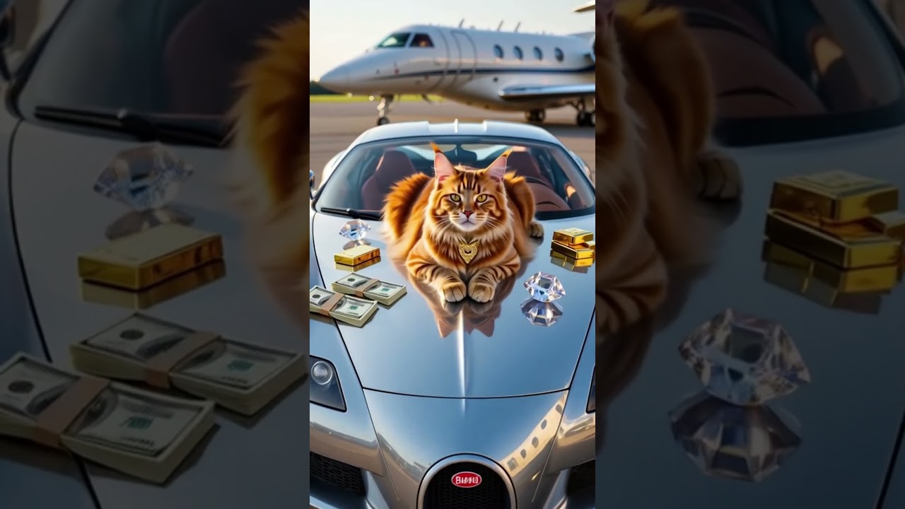Richest Cat Ever: Maine Coon Living the Dream Life 💎🐾 