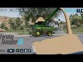Llenando el SILO con la cosechadora JOHN DEERE X9 1100 |farming simulator 23 AMBERSTONE