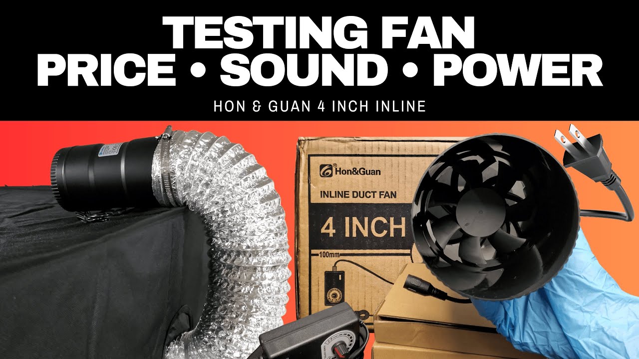 Hon&Guan 4 Inch Fan Sound Test
