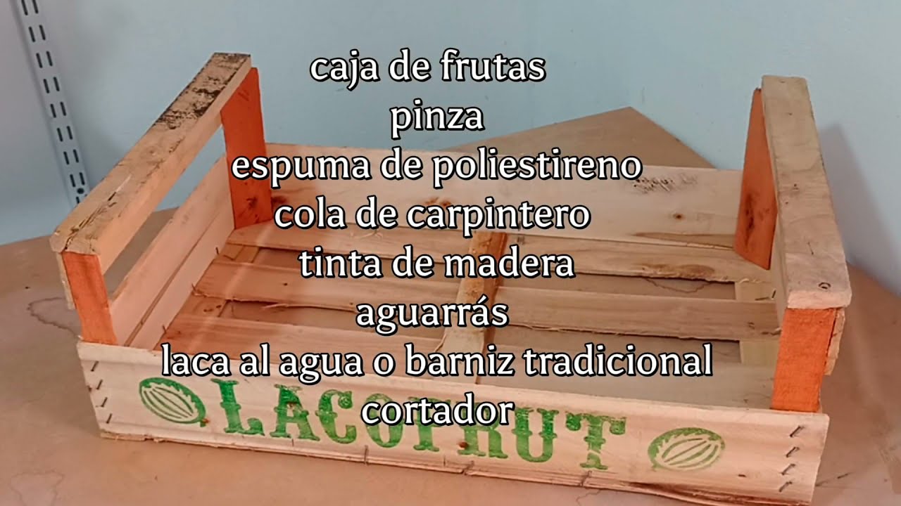 Comprar Caja de Fruta de Madera - Un Proyecto Solidario - BO de Shalom