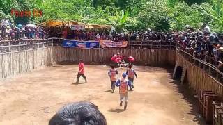 Adu Bangong Sumedang Seru Banyak Penonton Dari Luar Kota