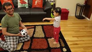 Move2play Hilariously Interactive Toy Soccer Ball with Music and Sound, Toddler Toys. screenshot 1