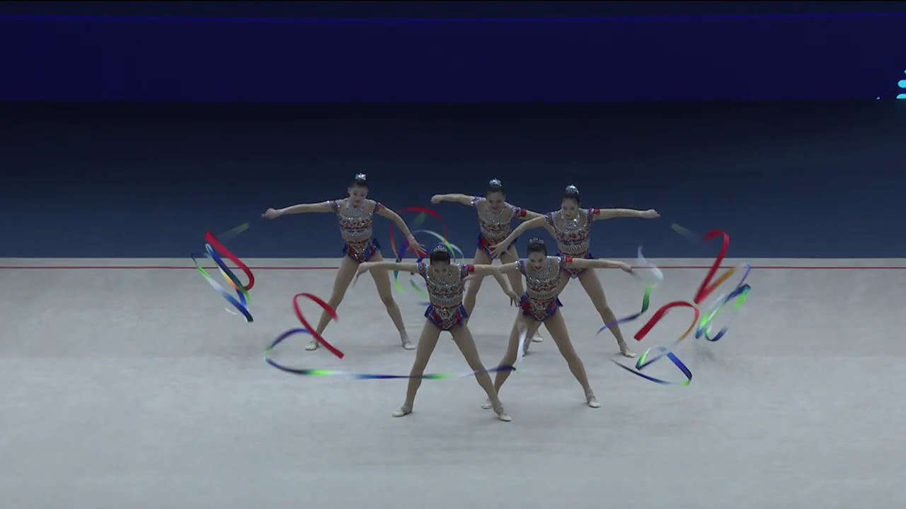 China - 5 Ribbons - (24,55) - World Cup - Tashkent - 27-4-25