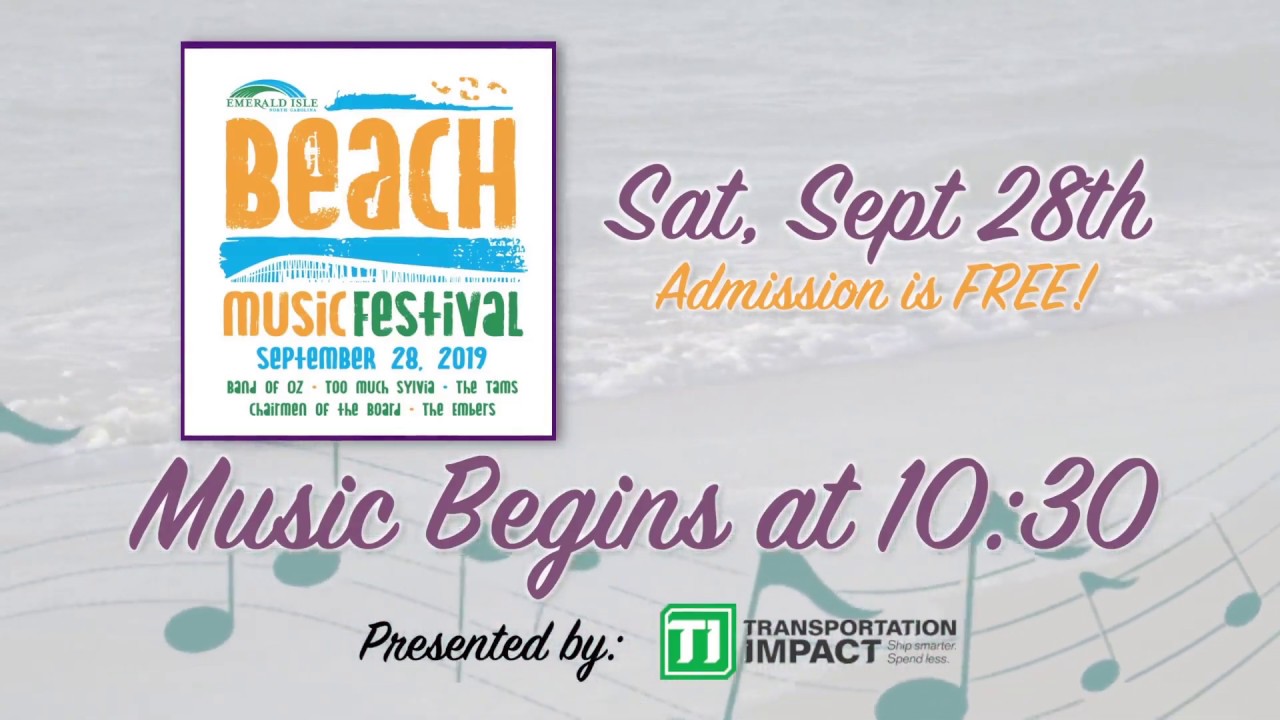 Emerald Isle Beach Music Festival 2019 YouTube