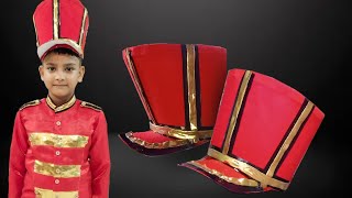 how to make british hat/how to make paper cap