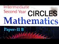 inter maths  2(B) chapter -1  ,circles introduction