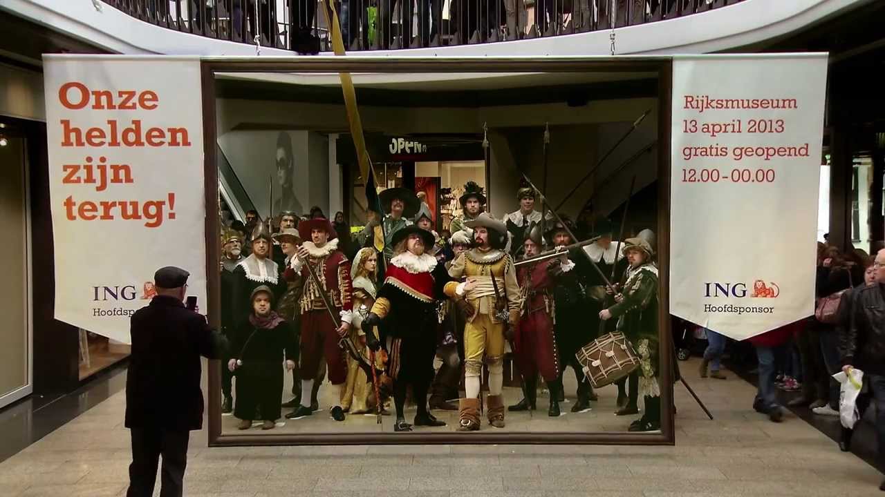 Our heroes are back! // Opening commercial "Rijksmuseum" // ING Commercial 2013 // HD + HQ - YouTube