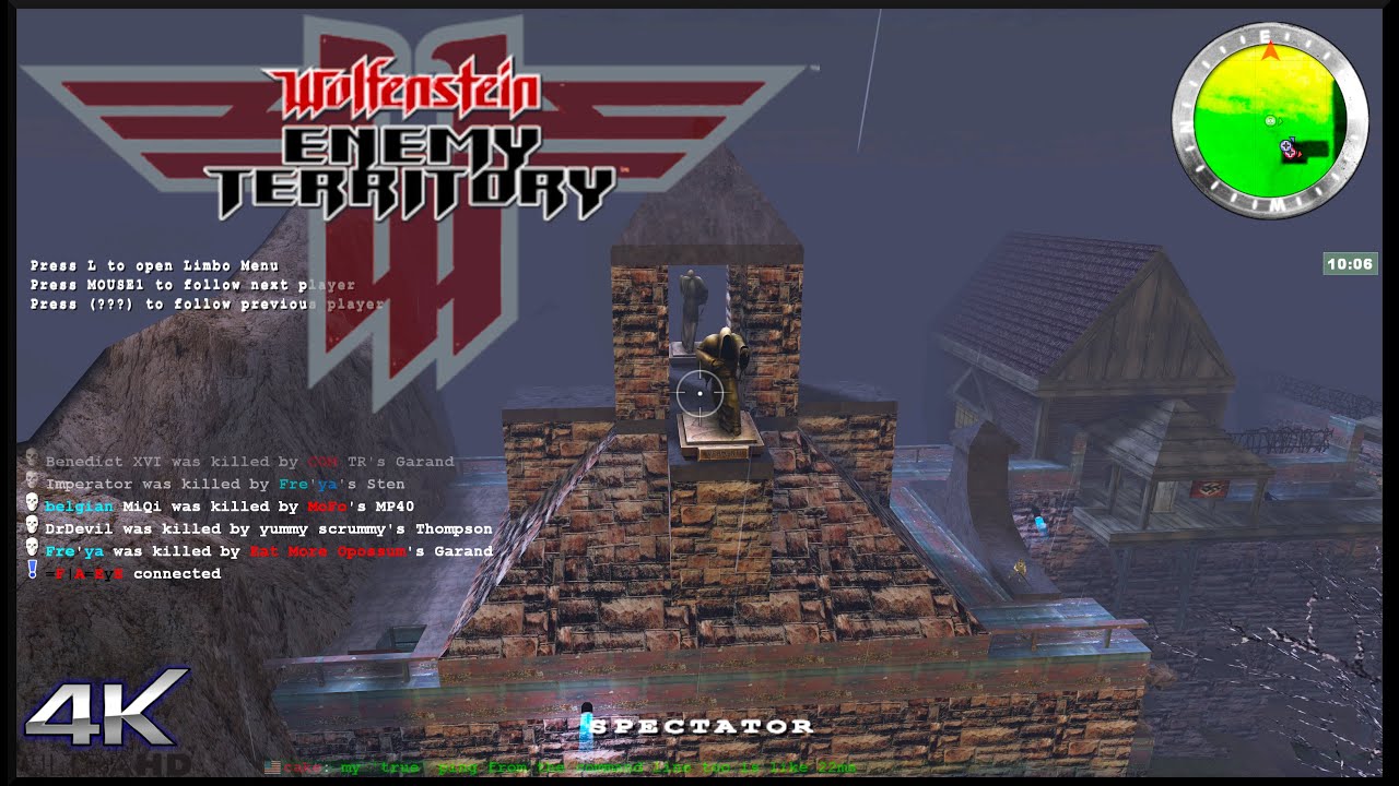 Wolfenstein Enemy Territory Multiplayer 2020 Radar Gameplay 4k Youtube
