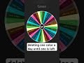 deleting one color a day until one is left! #funny #interactive #music #shorts