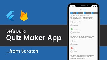 Build a Quiz Maker App with Flutter & Firebase  | Flutter Tutorial For Beginners