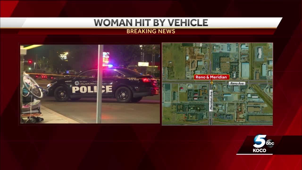 Woman in critical condition after being hit by vehicle in west Oklahoma ...