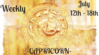 ️Capricorn ~ Time To Communicate & Take The Lead! ~ Weekly July 12th - 18th