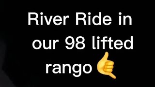 St George boat ramp trail riding in our lifted 1998 rango