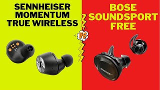 between Sennheiser Momentum True Wireless vs Bose SoundSport Free - Short Comparison - YouTube