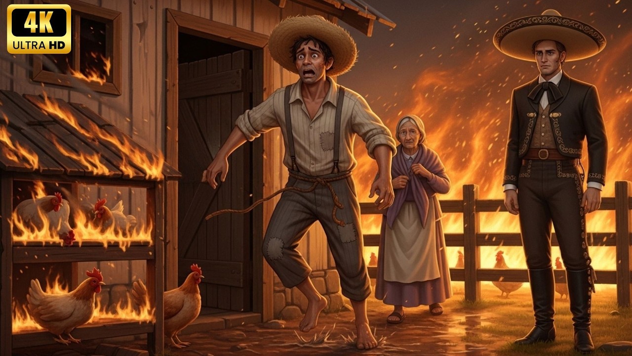 Por Envidia, El Patrón Rico Quemó La Granja De Pollos Del Campesino… Y El Karma Lo Castigó Pron