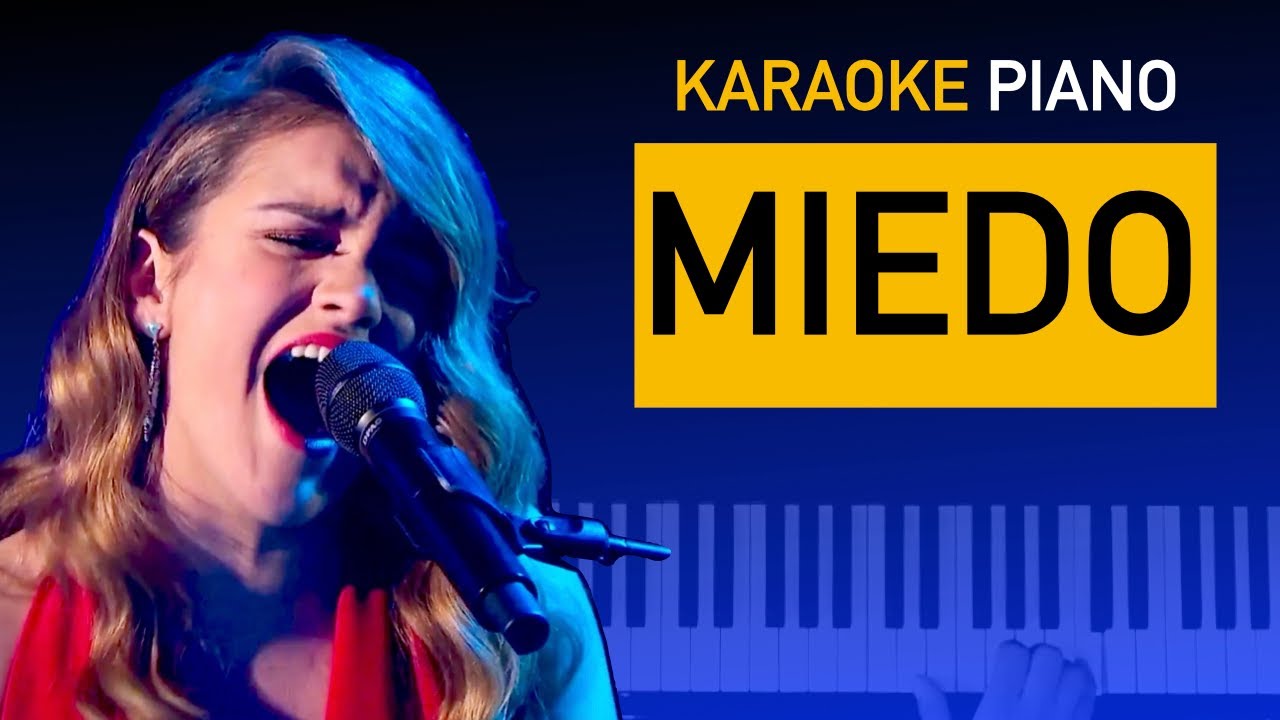 MIEDO - Amaia | Piano Karaoke + Partitura  OT 2017