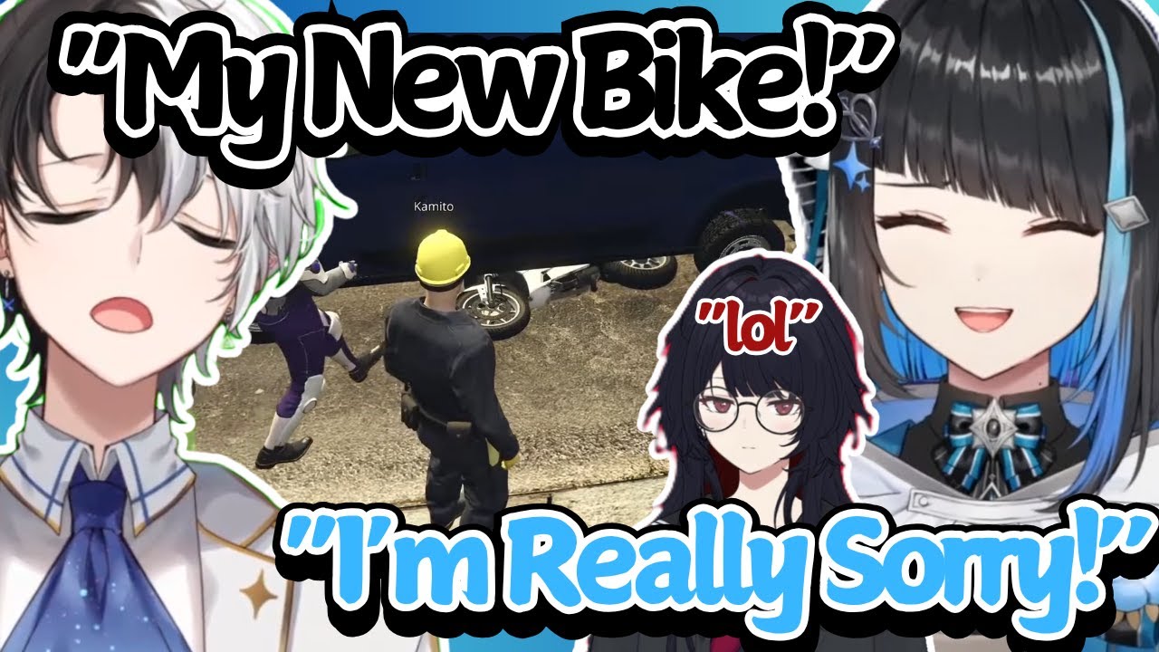 Gunjo Roman Almost Blew Up Kamito's New Bike 〖Kamito, Ren, Roman - English Sub〗