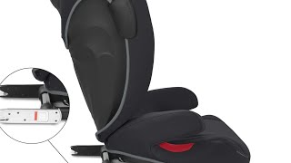 Cybex Solution B2 Fix+ Lux High Back Booster Seat, Lightweight, - Volcano Black