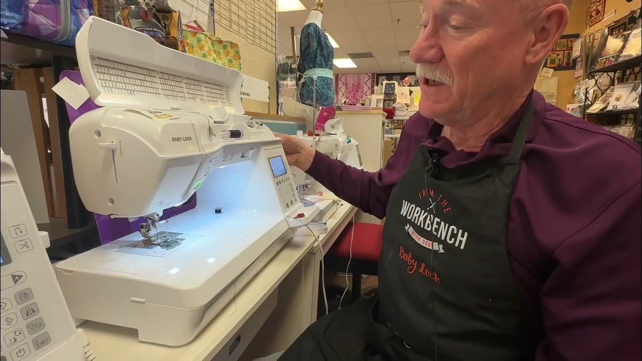 Baby Lock Jeff yes Bernina Jeff how to clean bobbin area easy