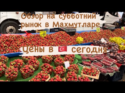 Цены в Турции сегодня. Показываю актуальные цены на субботнем рынке в Аланьи Махмутлар