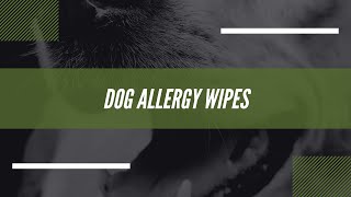 Allergy Wipes for your Dogs!