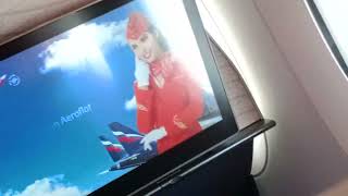 Обзор салона комфорт-класса и салона бизнес-класса в самолёте airbus a350 900 авиакомпании Аэрофлот